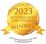 Law Firm Leader of the Year <100 employees (Winner) Law Firm Leader of the Year <100 employees (Winner)